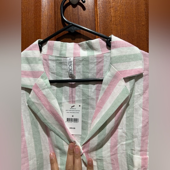 BODY LINEN BLEND SLEEP SET - Picture 2 of 5